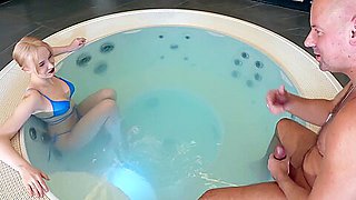 Wow! Your Dick Is Too Huge! Can You Fuck My Mouth? An Adult Man Fucks A Youthful Blonde! 20 Min