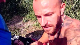 Real Amateur Nudist Beach Sex with Turkish Mature and two