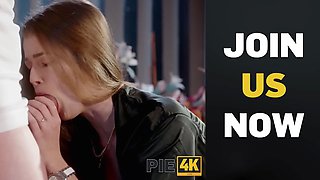 Hunt4k. she likes to blow strangers penis and cheat on her bf in public