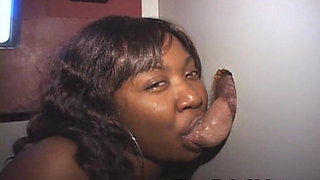 Nice Boobs Braces Black Bitch Sucks Cocks Sperm Splattered Glory Hole Whore Stripper