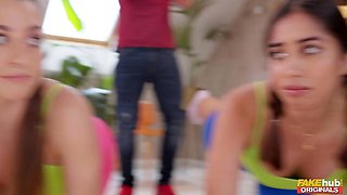 Ale Danger Captures Passion with Feet in Threesome