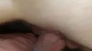 Real amateur American wife fingers her ass and gets a close up creampie in exposed homemade video