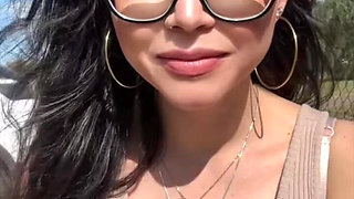 Smoking Outside in My Glasses and Joking