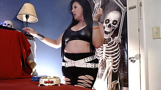 Playful Halloween Thrill Smoking