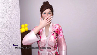 Lust Academy 20 - Samantha’s Steamy Shower Moment with James - 3D Adult Visual Novel