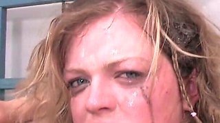 Dirty throat fuck with young 18y teen