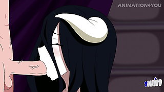 Anime Overlord Albedo and Ainz hentai cartoon anime titjob blowjob creampie kunoichi trainer naruto milf game cosplay asian