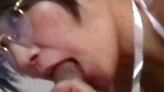 Swallowing the Sperm of a Horny MILF Who Loves Blowjobs