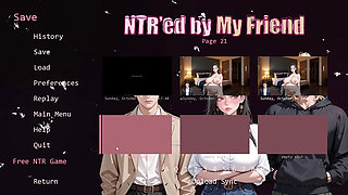 Ntr'd by My Friend Cheating Route Ending #1 - Ai Anime Sex Game