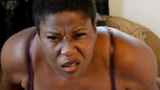 Lazy Granny Suck and Ride My BBC Until She Cums