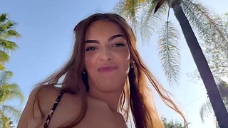 Petite Horny Salome Cllout On My Pov