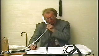Horny director punishes his disobedient employee