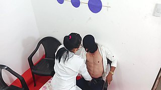 This Video!! The New Health Professional Does Porn At The Health Center