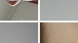 Amateur Wife Fingers Pussy Orgasm with Moans. Latina Big Ass, Big Tits.