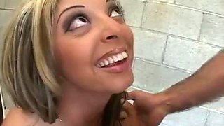 Raylin Anal by pool
