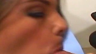 Cumming on the feet of a big ass brunette milf whore