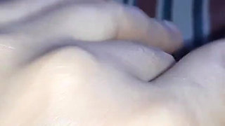 I Masturbate My Innocent Unshaven Pussy While My Parents Are at Work