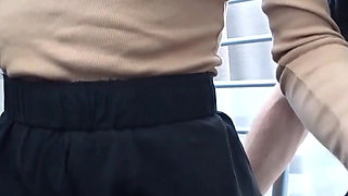 Hot Classmate Jerks off and Sucks Under the School Desk!