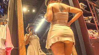 You Take Your Cute Asian GF Vintage Shopping...Then You Take Her To Pound Town And Fill Her Tight Pussy