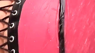 Bathtube Fisting in Latex - Intense Anal Play by Adelina Noir and Fistdude