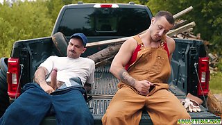 Zack Mackay and Tito Patron jerking off