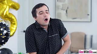 Chloe Temple fucks big knob stepbrother