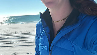 Walking on the Beach Calls for a Quick Orgasm!