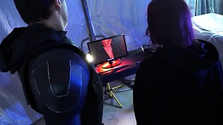 Fetish strapon femdoms cumshot fucking bdsm victim