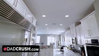 Blond teenie lily larimar shagged by stepdad for making a filth in the kitchen