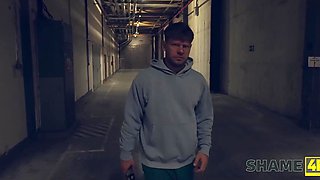 Dominating Czech lady boss treats her colleague rudely in office femdom