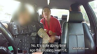 Policeman Fucks Colleague And Latina Gal