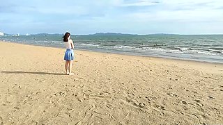 HiYouth - Hooking Up At The Beach - Cutie Makes Him Cum