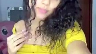 Amateur Teen Dances and Teases Solo on cam