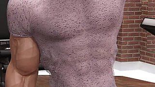 Nude Flexing Session