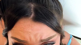 Amateur Blowjob Fun with Hot Body Brunette Babes