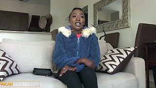 Innocent ebody lady has to prove she is a good candidate for a porn movie