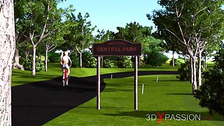 Hardcore movie with pin-up inamorata from 3DXPassion