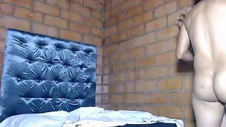 African BBW with Huge Assets on Webcam