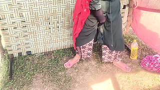 Indian village aunty fucked in Field by her son's friend hot desi Hindi sex video