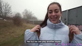 Stunning busty beauty slut pussyfucked
