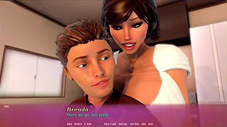 Adult animated visual novel from Joystickcinema about summer fantasies