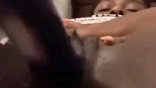 Stimulating My Clit Fucking My Pussy with Wand Vibrator Squirting Orgasm