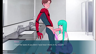 dabby and anon make hot romantic seen in summertime saga part 7