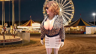 Open Breast Dress Sissy Flasher