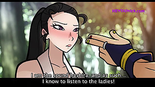Lord TENGEN Tries out Some SEX Positions on His Wives - Cartoon Sex Parody(Eng SUB)