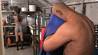 In the Sound of Silence - v0.1 - Cho made Eiko look at his cock