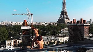 Paris - Wild Public Sex With View Possible! Amateur Couple - Leo Lulu