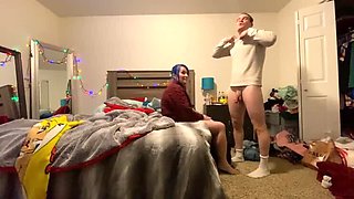 Christmas MILF Gets Lucky with Big Cock - Creampie & Squirt