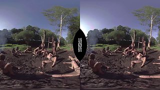 Vr amazons group sex