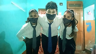 Desi College Girls Friends Threesome Xxxx Video, Indian Desi College Friends Threesome Fucking Xxxx Video